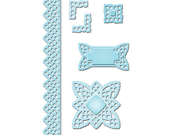 Spellbinders Shapeabilities Lace Doily Accents Etched Dies S5-062