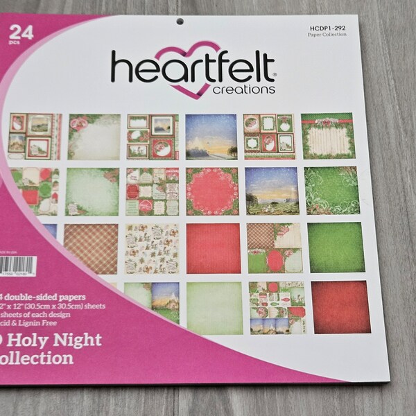 Heartfelt Creations O Holy Night Collection 12" x 12" HCDP1-292