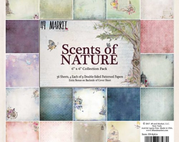 49 and Market Scents of Nature 12" x 12" Paper Collection SN-85663