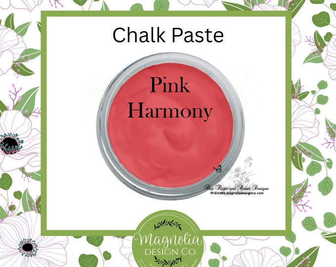 Pink Harmony Chalk Paste-Magnolia Design Co-Chalk Paste for Stencils-Chalk Art-DIY-Craft Supplies