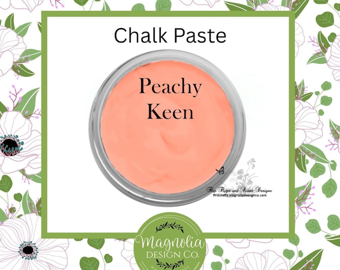 Peachy Keen Chalk Paste-Magnolia Design Co-Chalk Paste for Stencils-Chalk Art-DIY-Craft Supplies
