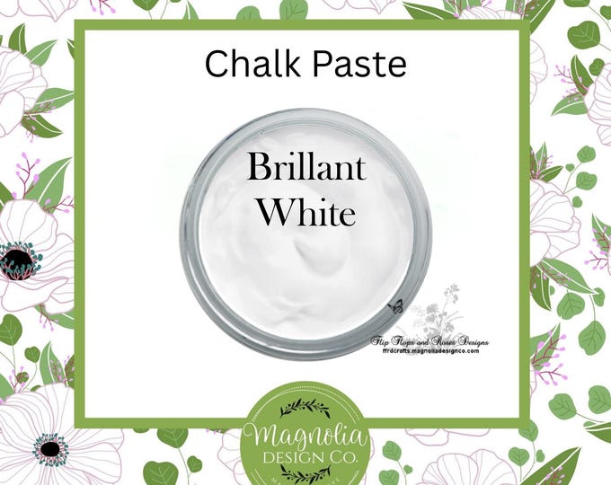 Brilliant White Chalk Paste-Magnolia Design Co-Chalk Paste for Stencils-Chalk Art-DIY-Craft Supplies
