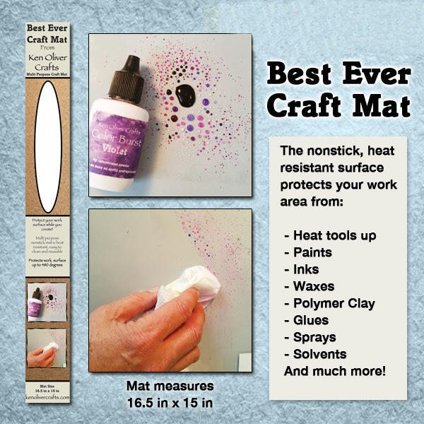 Ken Oliver Best Ever Craft Mat 16.5in x 15in KN2841