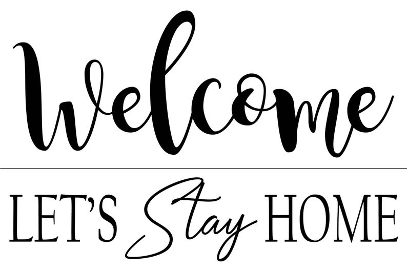 Magnolia Design Co-Welcome-Reusable Adhesive Silkscreen Stencil 12 x 18-Chalk Art DIY