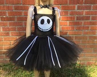 Jack Skellington Costume - Jack Skellington Dress - Jack Skellington Tutu Dress - Nightmare Before Christmas Costume - Toddler Costume