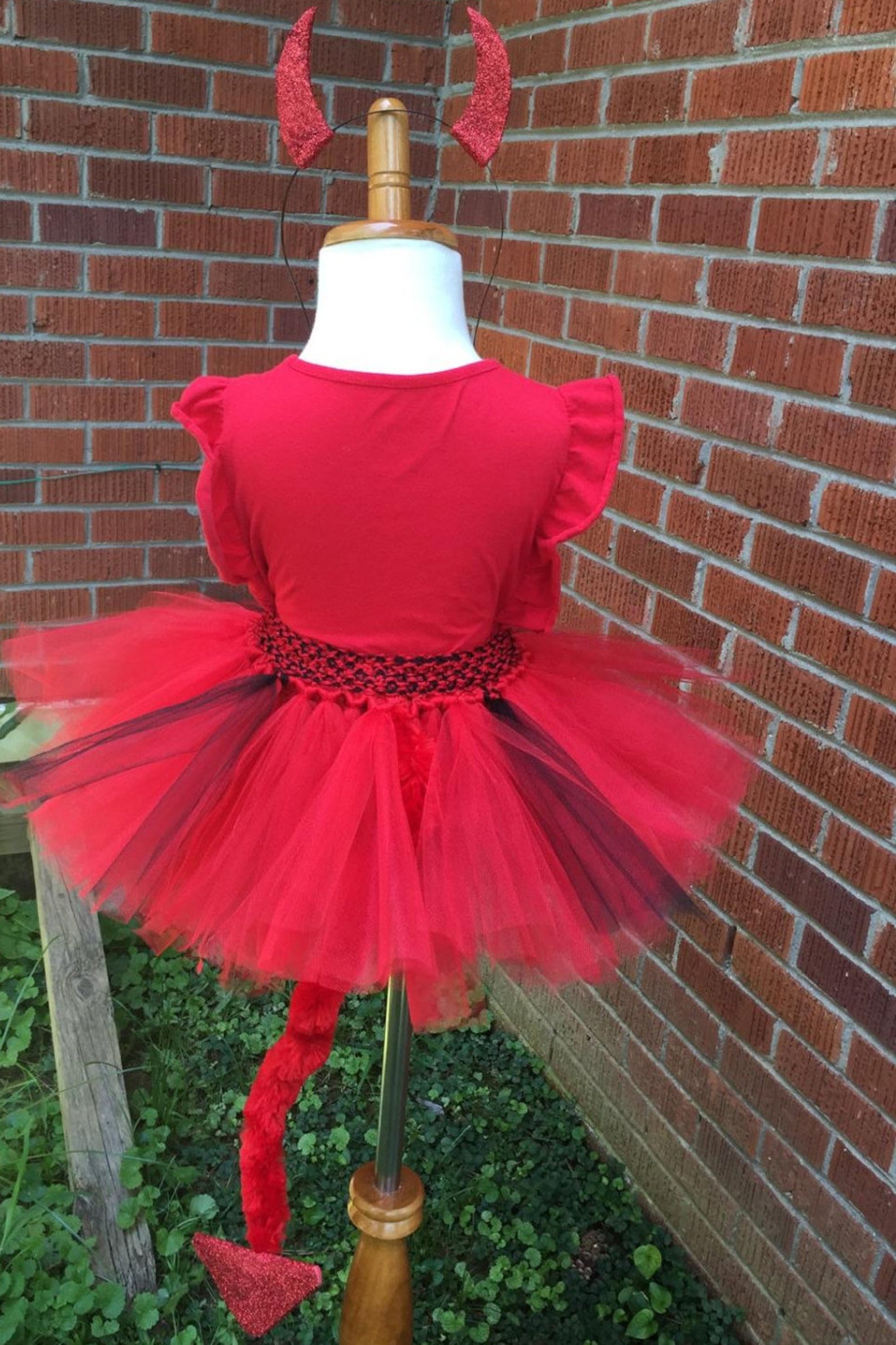 devil tutu dress