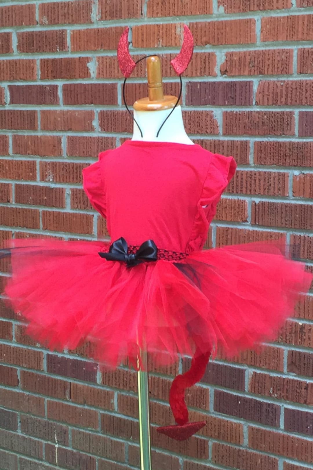 devil costume tutu