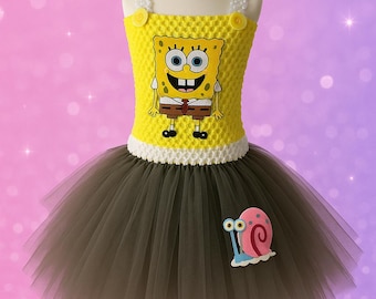 Sponge Tutu Dress Costume for Babies and Toddlers  - kids Costume - sponge Tutu -  Toddler Costume -