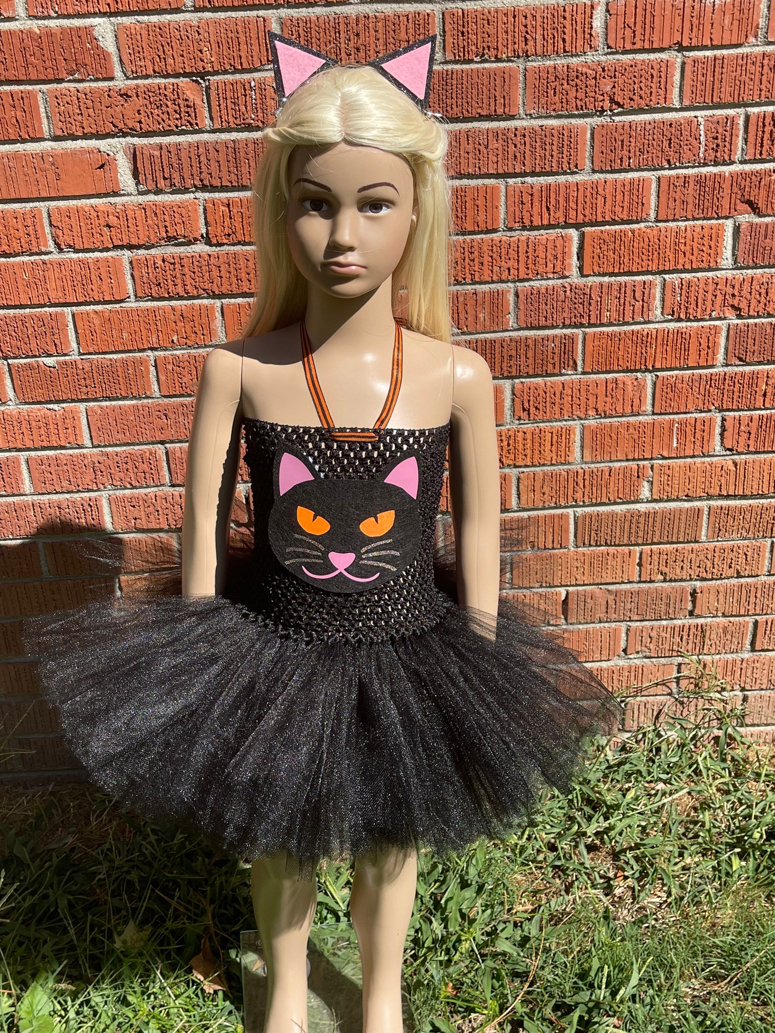 Black Cat Costume Black Cat Toddler Costume Black Tutu Etsy