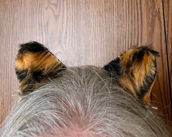 Tiger Ears, animal ears, tiger costume, costume ears, tigers ears, cat costume, cat ears, clip on