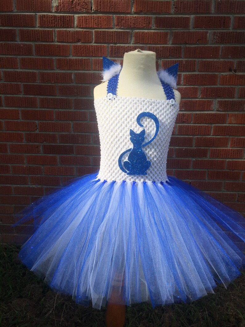 Glittery Cat Dress Cat Toddler Costume Glittered Tutu Etsy