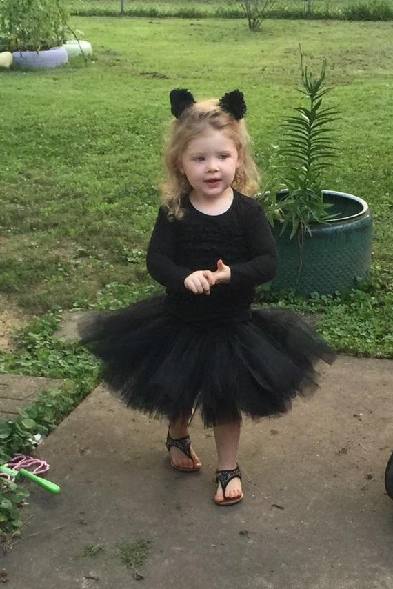 black cat tutu halloween costume