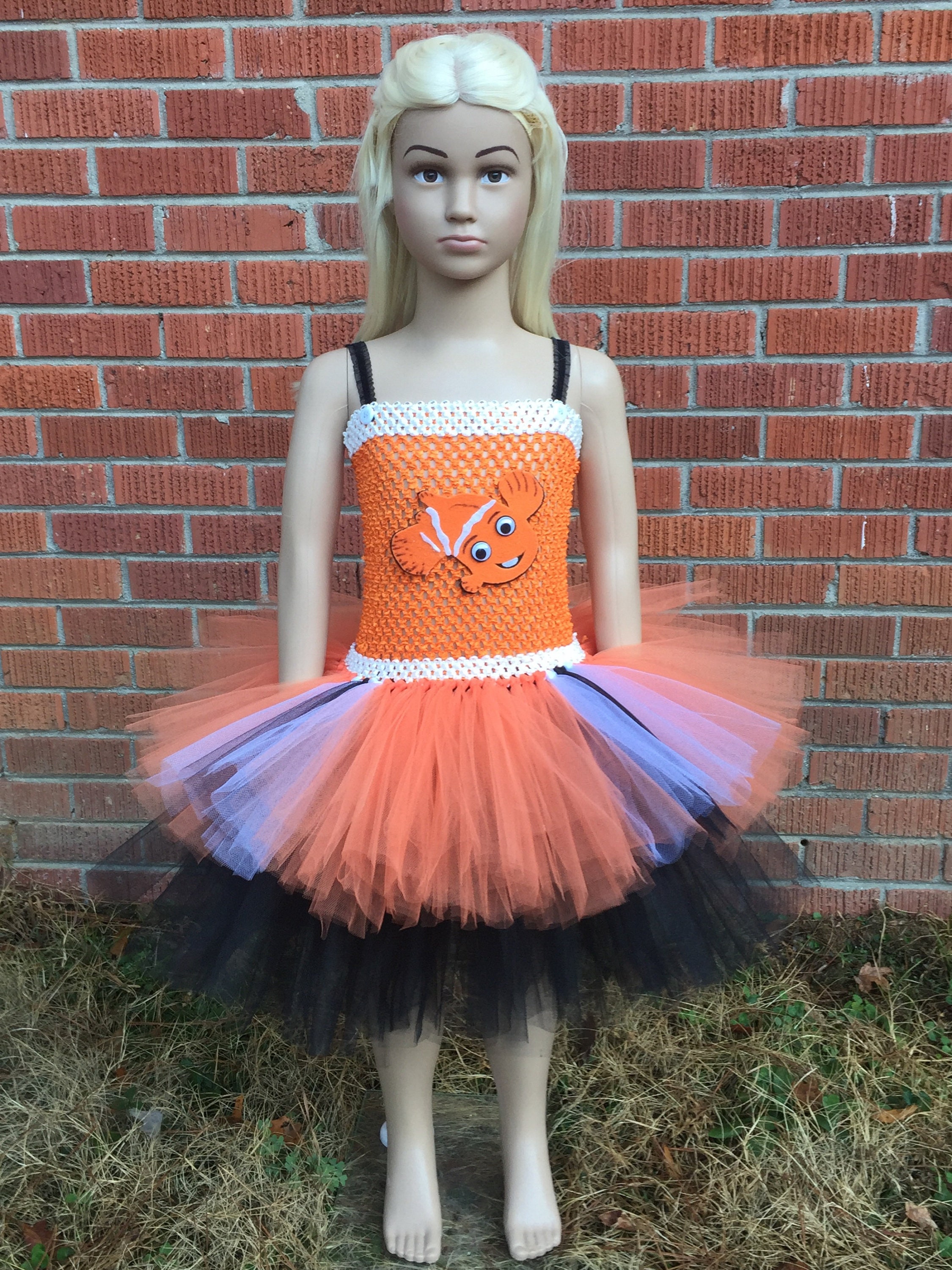 Nemo Tutu Vestido Nemo Halloween Disfraz Nemo Disfraz Para Etsy