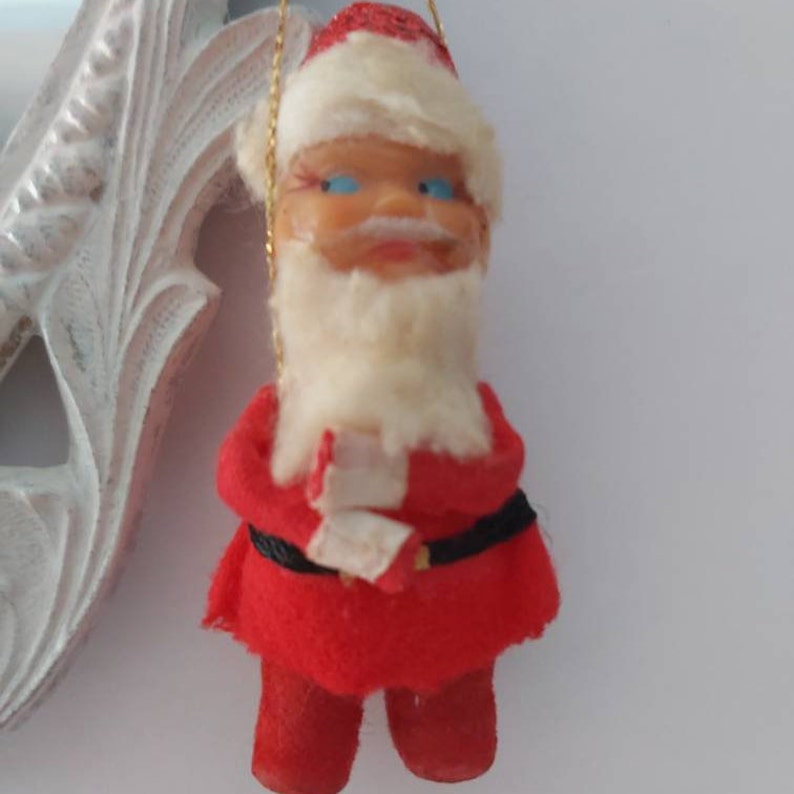 father Christmas 1950/'s vintage Christmas home decor Christmas tree decor Santa Christmas tree ornament holidays decoration