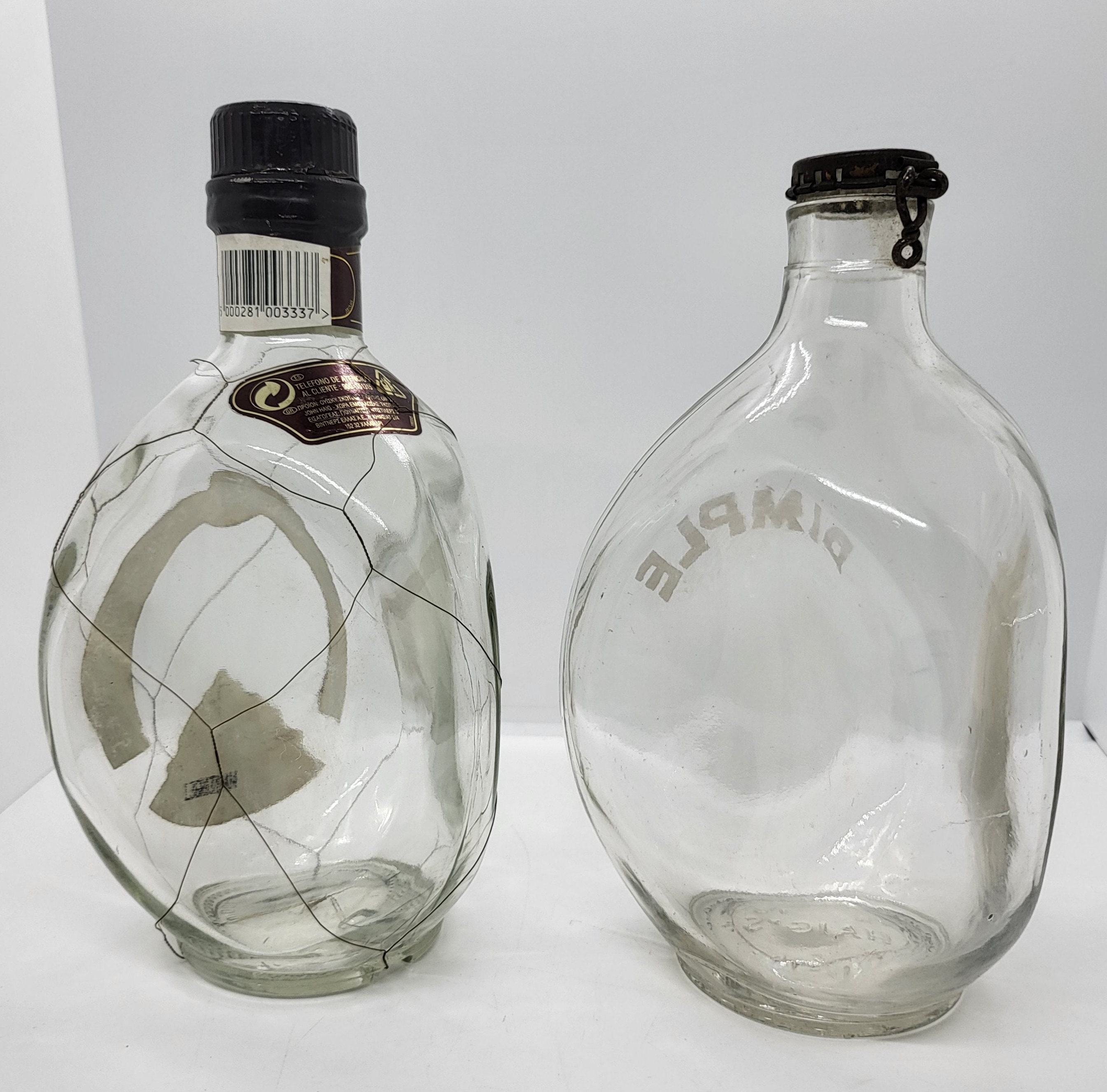Dimple Whiskey Bottle, John Haig Scotch Whisky Empty Bottle