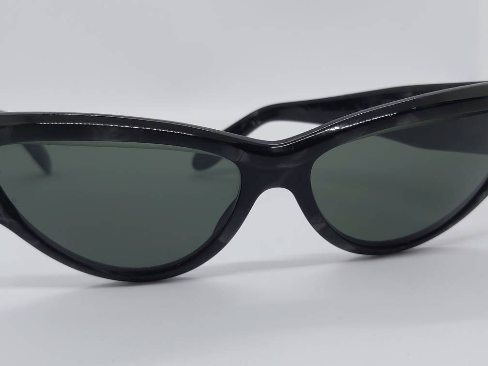 B & L Ray-Ban Sunglasses Onyx WO 798 cats eye sunglasses | Etsy