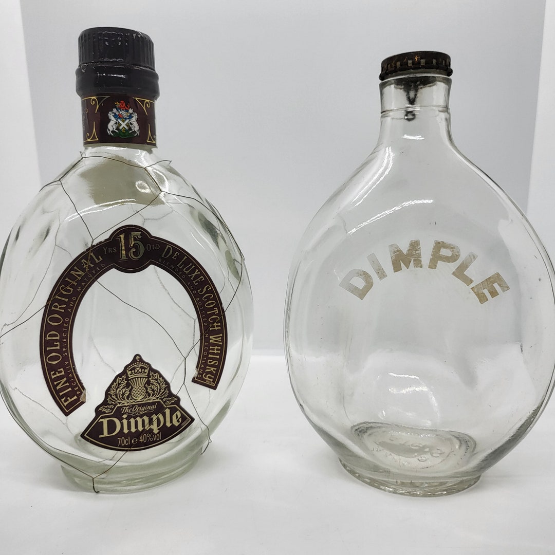 Dimple Whiskey Bottle, John Haig Scotch Whisky Empty Bottle