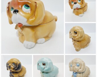 Big Eye Dog Figurine - Etsy