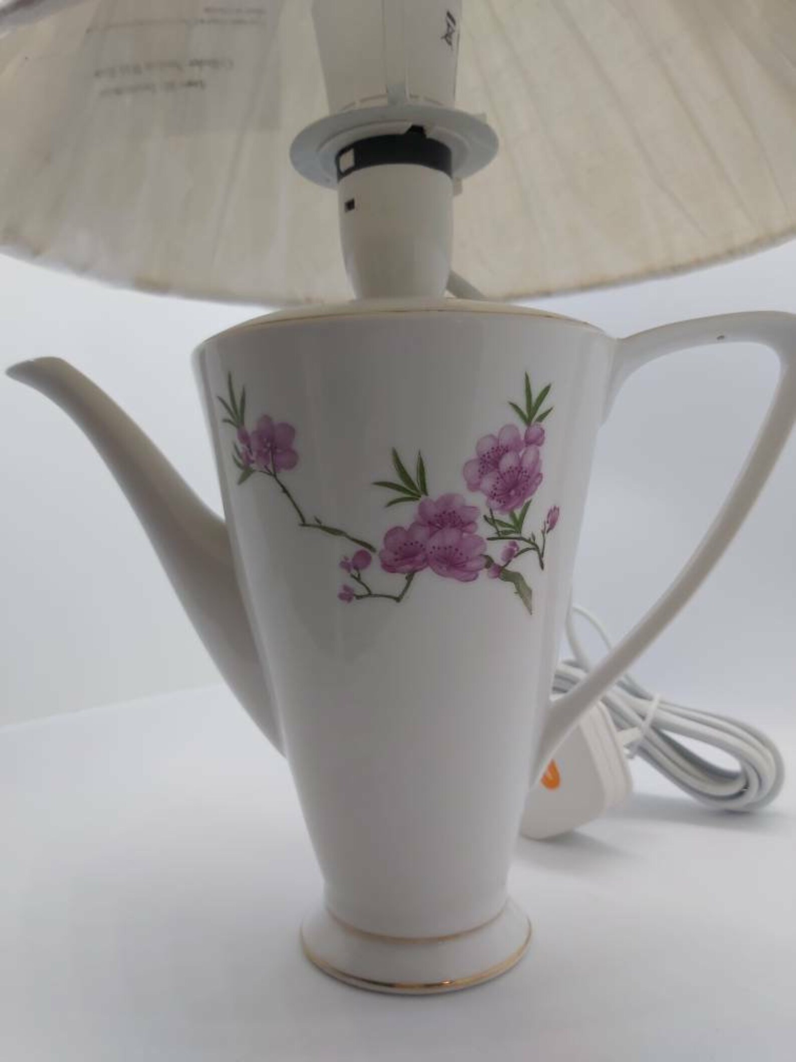 Coffee pot table lamp teapot lamp home lighting design bedside Etsy