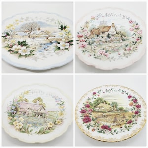 Vintage Royal Albert Cottage Garden Plate: Fine Bone China Display Plate