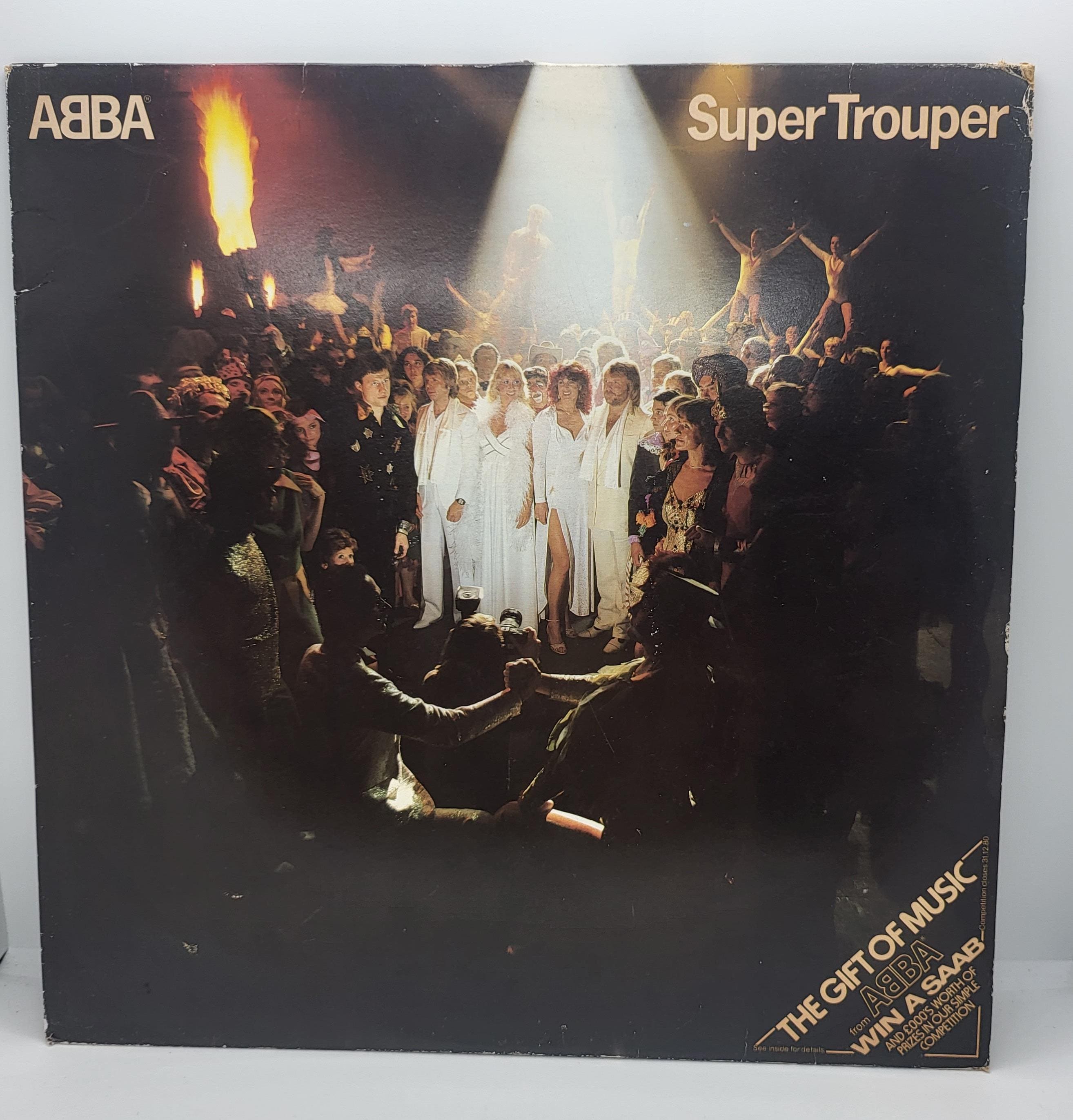 Vintage ABBA Super Trouper Vinyl Record LP - 1980s Epic Records - Etsy
