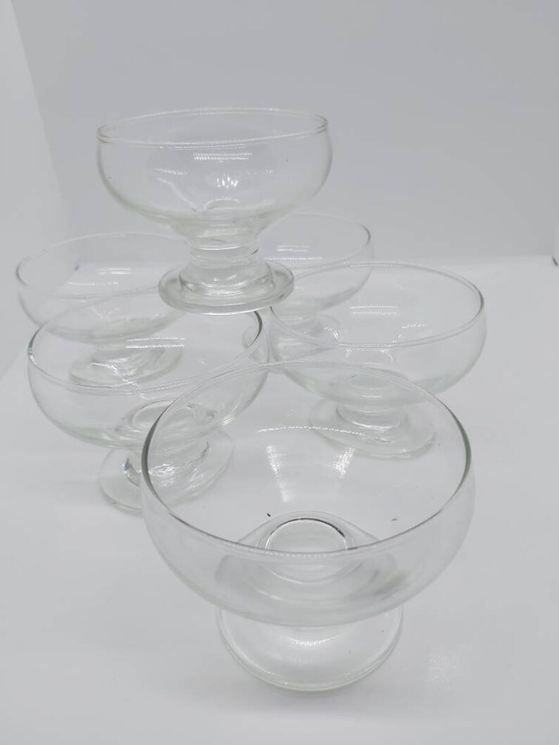 Prawn Cocktail Glasses Sundae Glass Dishes 6 Piece Boxed Etsy UK