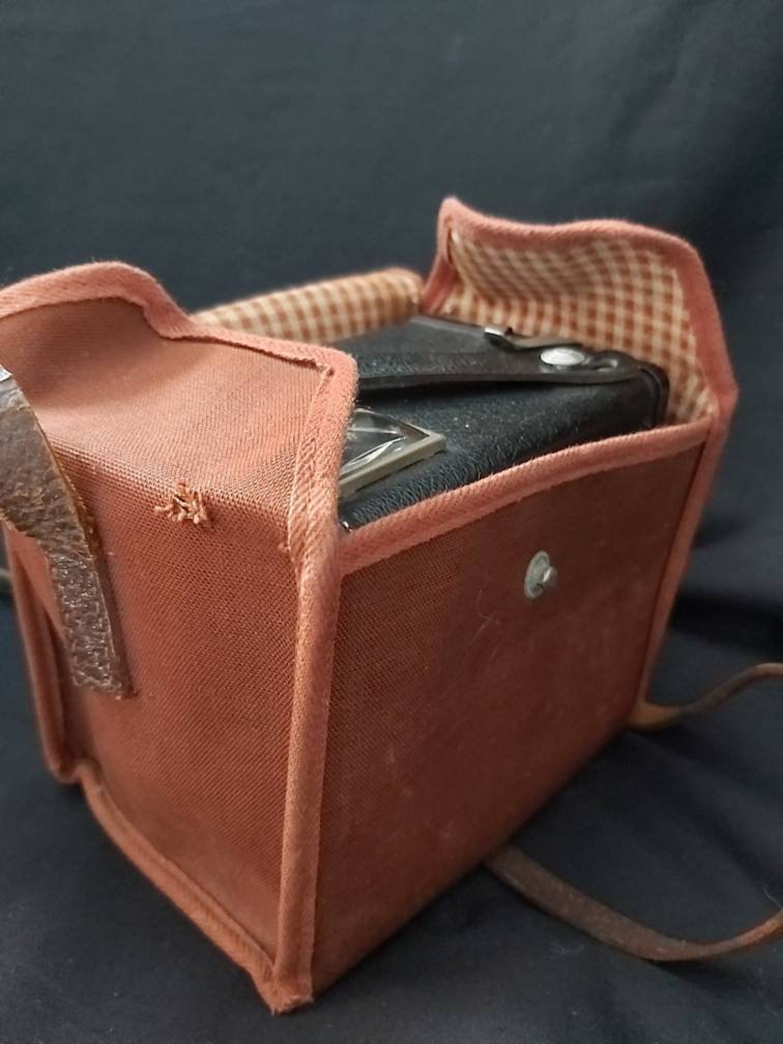 Kodak box Brownie six 20 camera model C with bag carry case Etsy