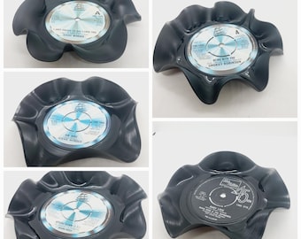 Upcycled Motown Record Bowl: Vintage Music Decor, Soul Gift