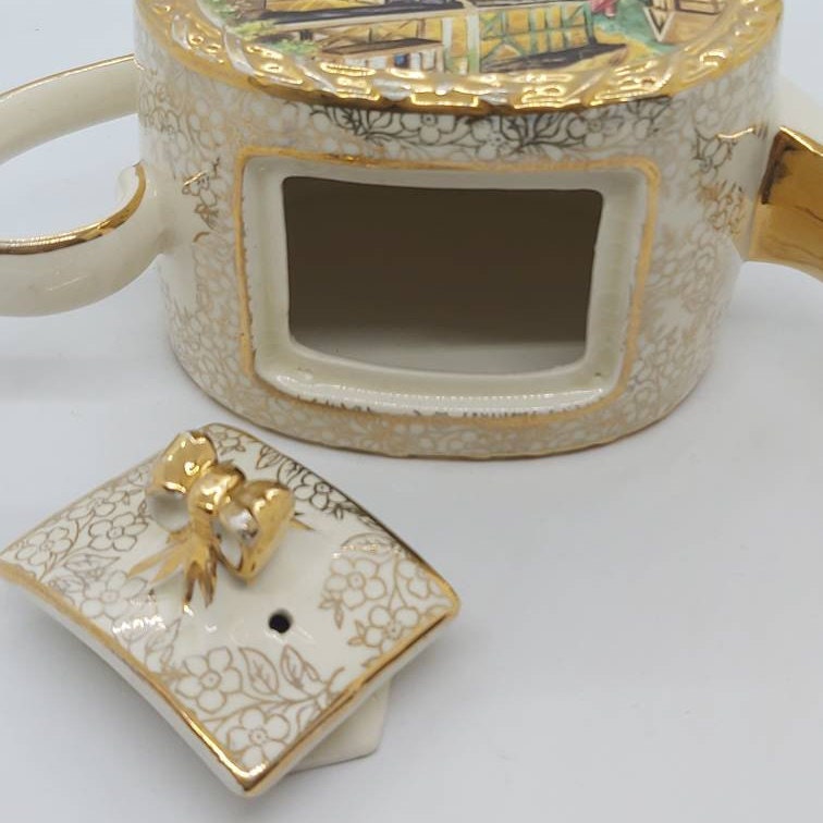 Sadler Barrel Teapot Coaching Inn Scene Teapot Collectible Etsy Australia