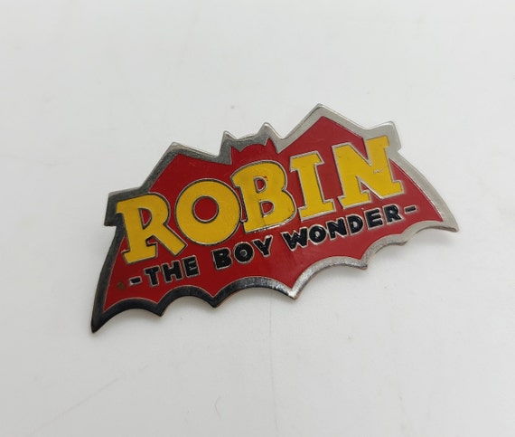 1970's enamel pin badge, Choose Superman, Rare Ro… - image 2