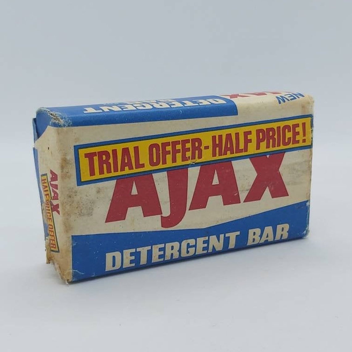 Vintage Ajax detergent bar vintage soap laundry household Etsy