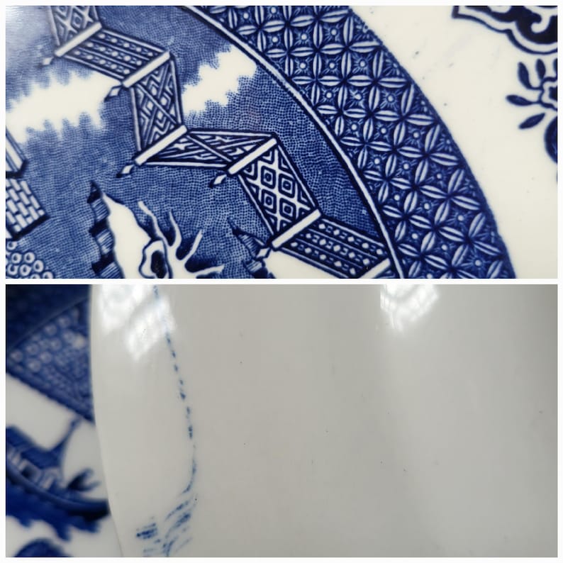 last one to sell of dinner plates has factory flaw front and back