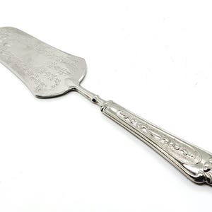 Vintage Silver Plate Cake Slice or Scissor Fork: Elegant Teatime Tableware