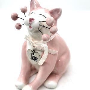Amy Lacombe Whimsiclay Cat Figurine - Willitts Design Collectible