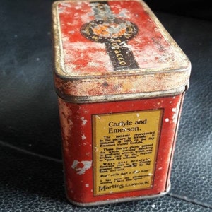 Carlyle Tabak Zinn kleine klappbare Zinn Martins London Zinn | Etsy