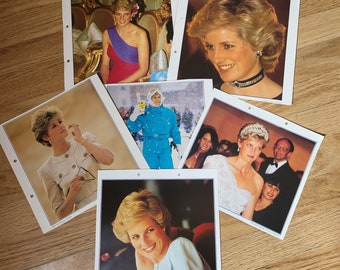 Princess Diana vintage print, medium to large colour print, Princess of Wales portrait picture, collectible