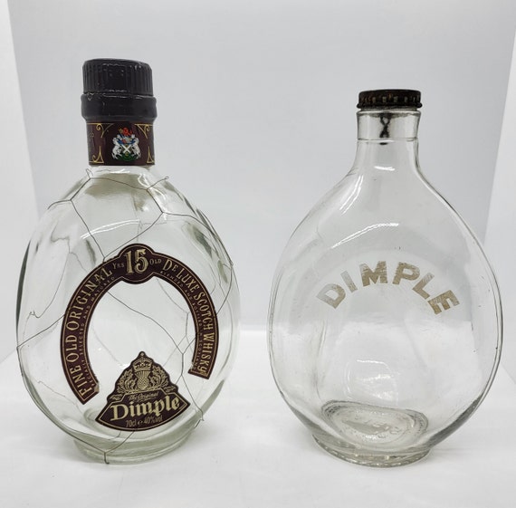 Vintage Dimple Scotch Whisky Bottle: 1950s Home Bar Decor - Etsy