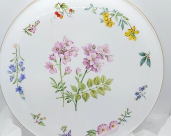 Royal Worcester Sandringham 11' Platter, Large Cake Plate, Floral