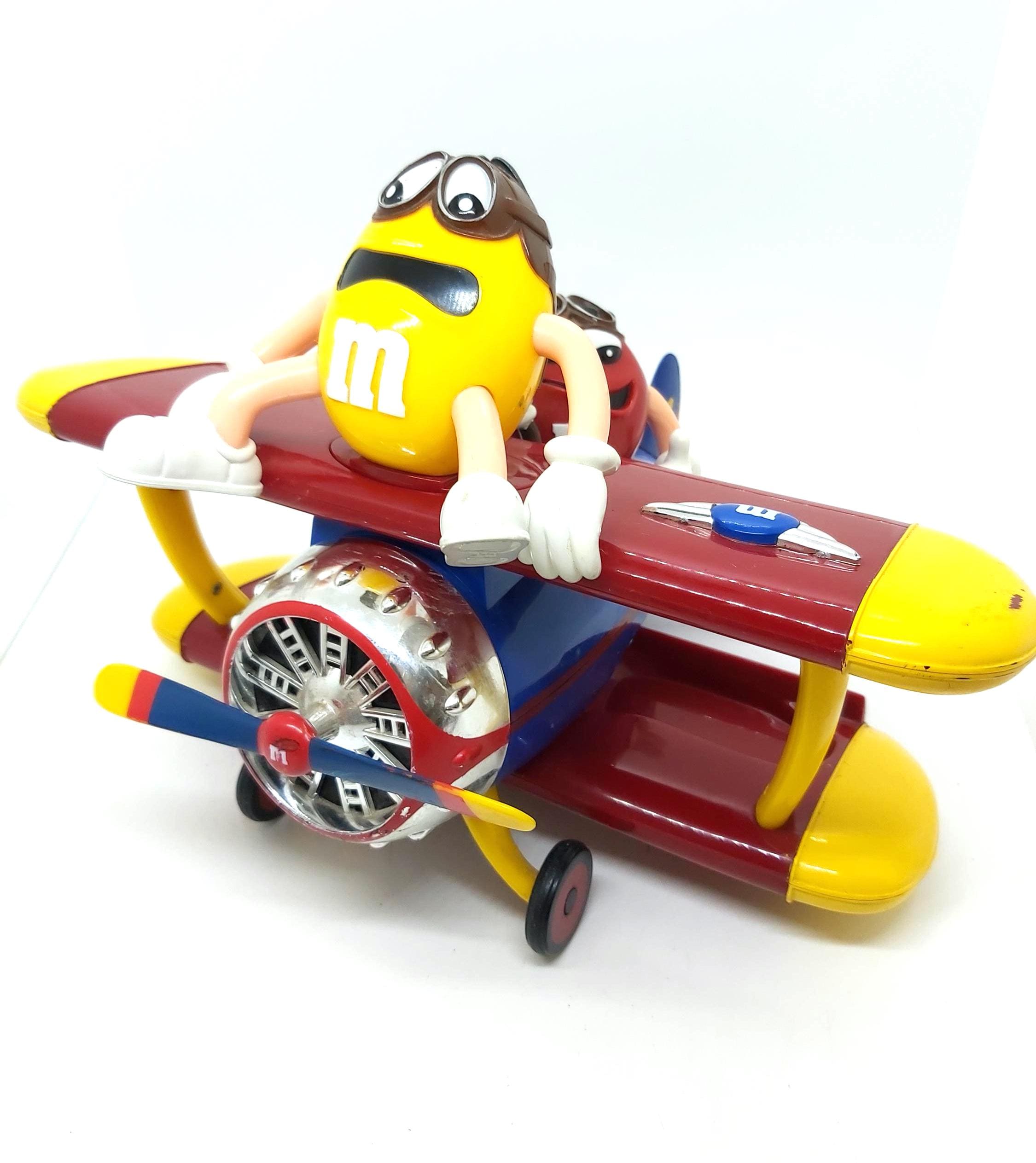 Vintage M&m's Plastic Figurine, Candy Dispenser, Advertising Toy