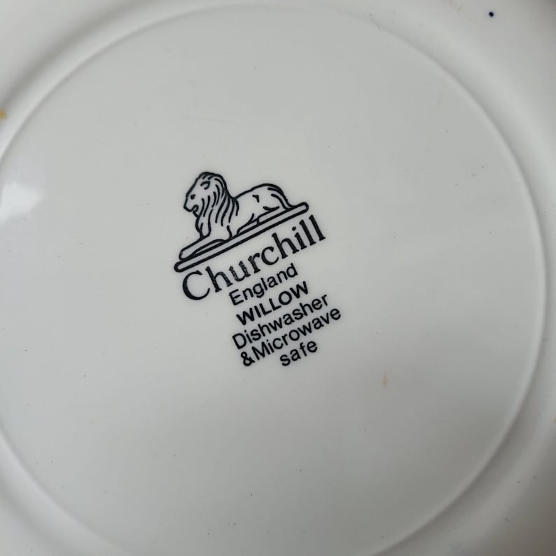 dinner plate back stamp