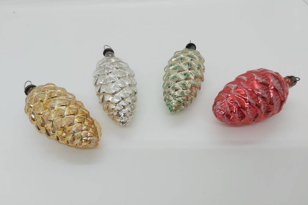Mercury Glass Buck & Pine Tree Water Candle