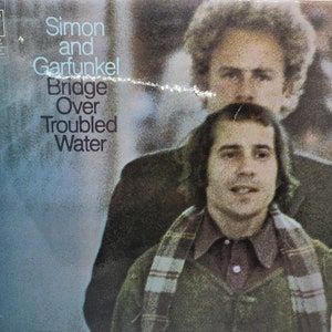 Simon and Garfunkel, Bridge over troubled water album, vintage original vinyl record, 1970&#39;s music lovers collectible