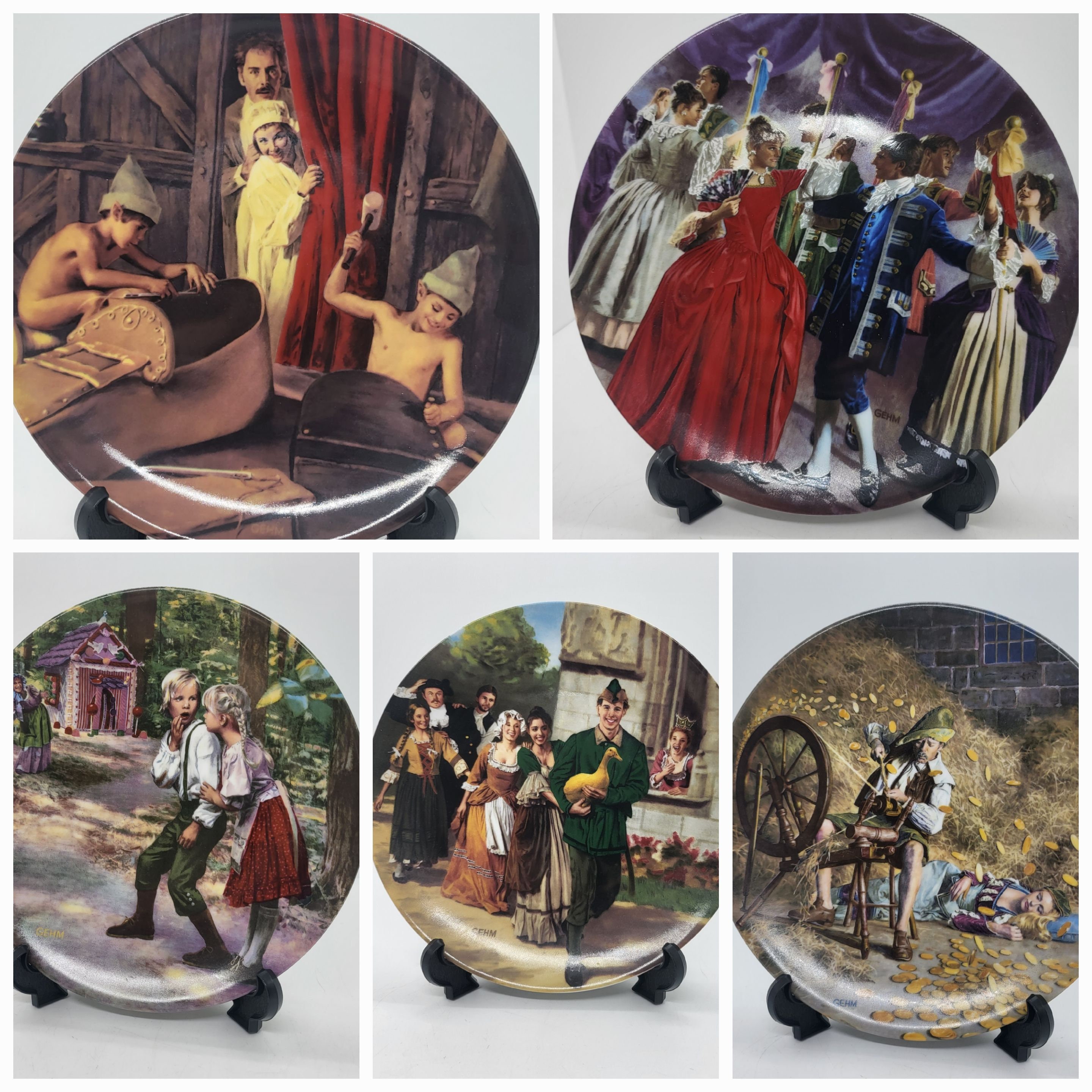 Vintage Grimm's Fairy Tale Plate: Konigszelt Bayern Porcelain