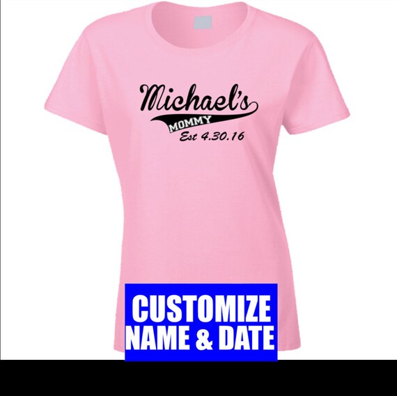 mothers day personalised t shirts