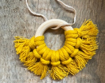 Boho Ornament, Macrame Christmas Ornament, Holiday Decor
