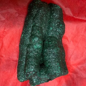 Druzy Malachite Stalactites Fused together Gorgeous Sparkling Green