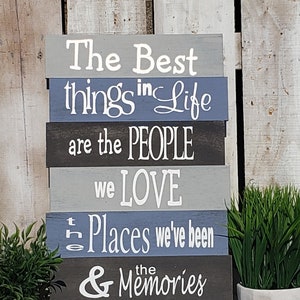 The Best Things in Life Sign Inspirational Signhome Decor - Etsy