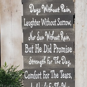 Inspirational Wall DecorColorful Wall Decor, Encouraging Gift For Friend, Inspirational Decor, God Didn&#39;t Promise Sign