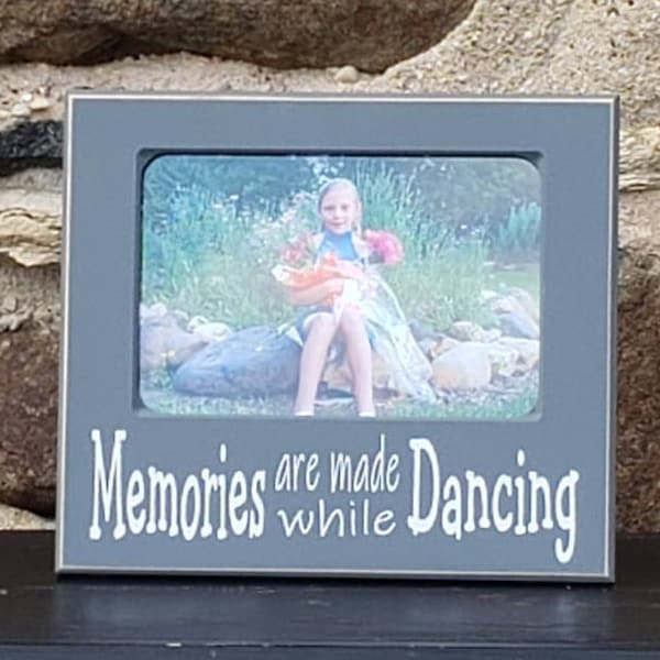 Dance Competition Picture Frame, Memories Are Made While Dancing Frame, Dance team photo Frame Gift,  Gift For Dancer