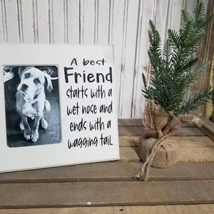 Photo Frame for New Puppy, Dog Mom Gift, Picture Frame For Dog Owner